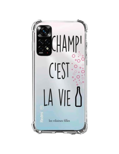 Cover Xiaomi Redmi Note 11 / 11S Le Champ, c'est la Vie Trasparente - Les Vilaines Filles