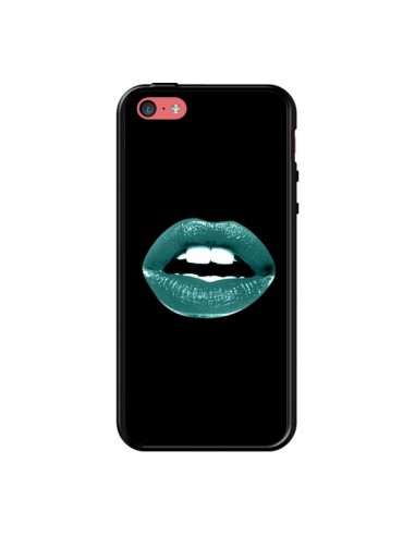 Coque Lèvres Bleues pour iPhone 5C - Jonathan Perez