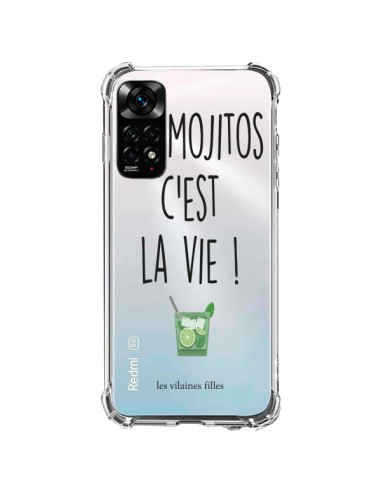Cover Xiaomi Redmi Note 11 / 11S Les Mojitos, c'est la vie Trasparente - Les Vilaines Filles