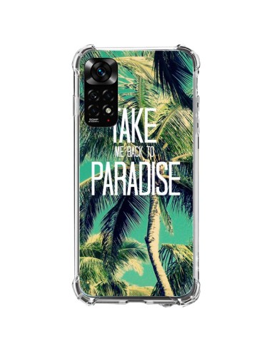 Coque Xiaomi Redmi Note 11 / 11S Take me back to paradise USA Palmiers Palmtree - Tara Yarte