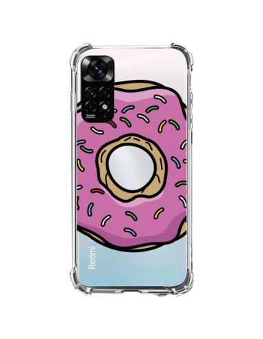 Coque Xiaomi Redmi Note 11 / 11S Donuts Rose Transparente - Yohan B.