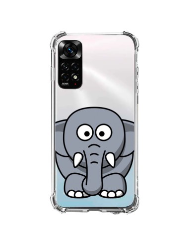 Cover Xiaomi Redmi Note 11 / 11S Elefante Animale Trasparente - Yohan B.