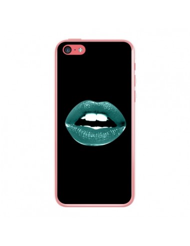 Coque Lèvres Bleues pour iPhone 5C - Jonathan Perez