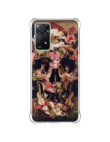 Coque Xiaomi Redmi Note 11 Pro Jungle Skull Tête de Mort - Ali Gulec