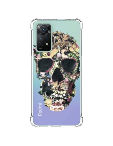 Coque Xiaomi Redmi Note 11 Pro Skull Vintage Tête de Mort Transparente - Ali Gulec