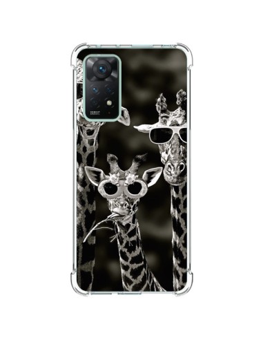 Coque Xiaomi Redmi Note 11 Pro Girafe Swag Lunettes Familiy Giraffe - Asano Yamazaki