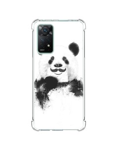 Coque Xiaomi Redmi Note 11 Pro Funny Panda Moustache Movember - Balazs Solti