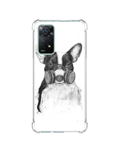 Coque Xiaomi Redmi Note 11 Pro Tagueur Bulldog Dog Chien Big City Life - Balazs Solti
