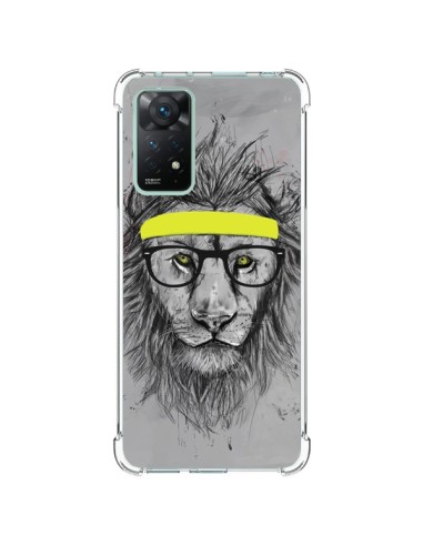 Coque Xiaomi Redmi Note 11 Pro Hipster Lion - Balazs Solti