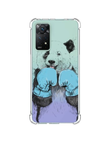 Coque Xiaomi Redmi Note 11 Pro Winner Panda Gagnant Transparente - Balazs Solti