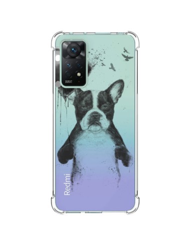 Coque Xiaomi Redmi Note 11 Pro Love Bulldog Dog Chien Transparente - Balazs Solti