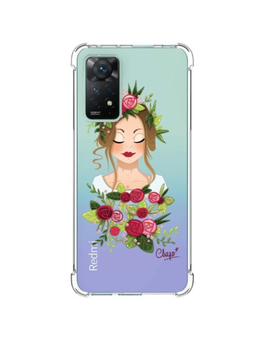 Cover Xiaomi Redmi Note 11 Pro Donna Occhi Chiusi Trasparente - Chapo