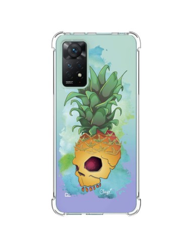 Xiaomi Redmi Note 11 Pro Case Crananas Skull Pineapple Clear - Chapo