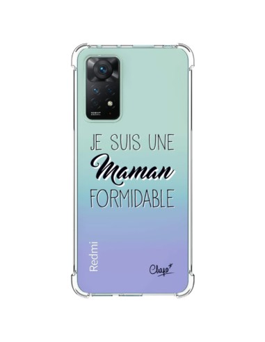 Coque Xiaomi Redmi Note 11 Pro Je suis une Maman Formidable Transparente - Chapo