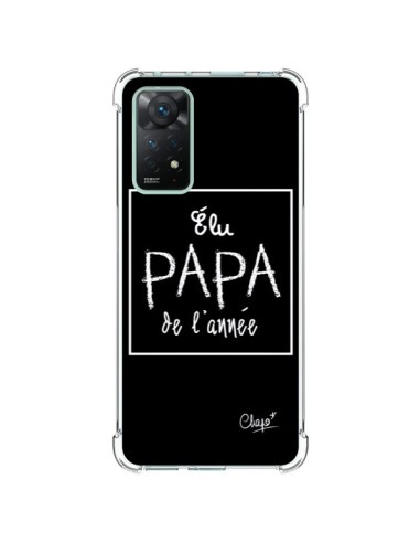 Coque Xiaomi Redmi Note 11 Pro Elu Papa de l'Année Noir - Chapo