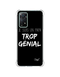 Coque Xiaomi Redmi Note 11 Pro Je suis un Papa trop Génial Noir - Chapo