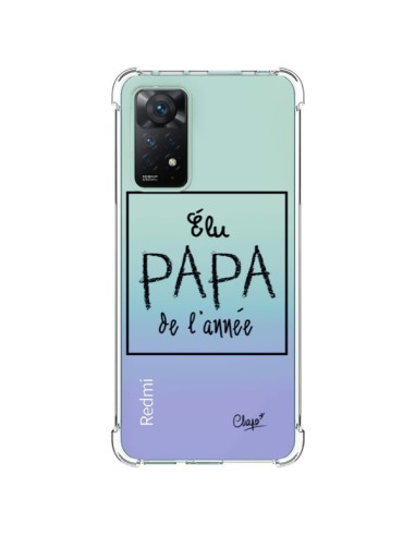 Coque Xiaomi Redmi Note 11 Pro Elu Papa de l'Année Transparente - Chapo