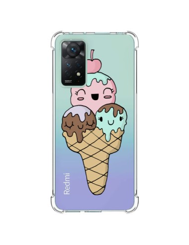 Cover Xiaomi Redmi Note 11 Pro Gelato Estate Ciliegia Trasparente - Claudia Ramos