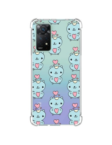 Coque Xiaomi Redmi Note 11 Pro Hamster Love Amour Transparente - Claudia Ramos