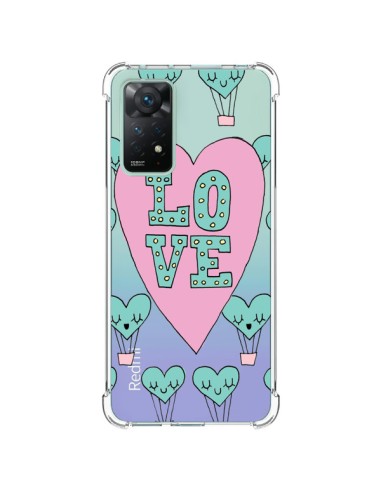 Coque Xiaomi Redmi Note 11 Pro Love Nuage Montgolfier Transparente - Claudia Ramos