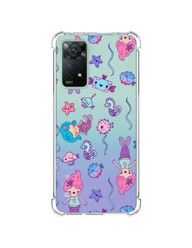 Coque Xiaomi Redmi Note 11 Pro Mermaid Petite Sirene Ocean Transparente - Claudia Ramos