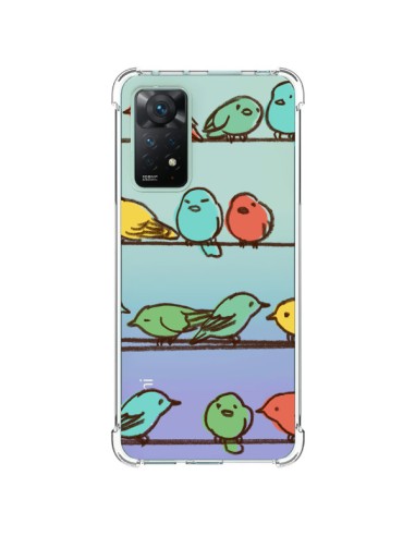 Cover Xiaomi Redmi Note 11 Pro Uccelli Trasparente - Eric Fan
