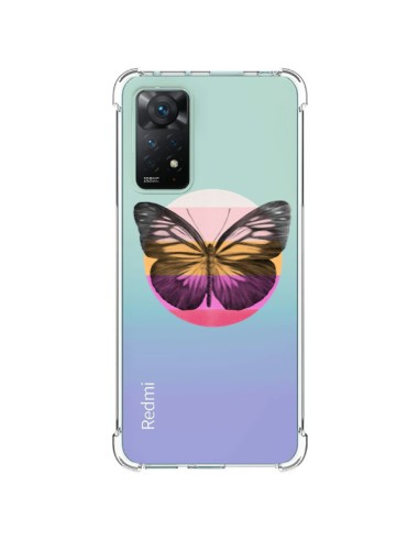 Cover Xiaomi Redmi Note 11 Pro Farfalla Trasparente - Eric Fan