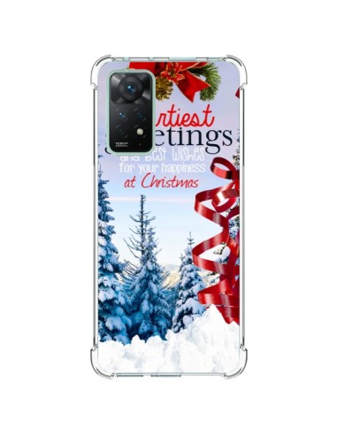 Coque Xiaomi Redmi Note 11 Pro Voeux Joyeux Noël - Eleaxart