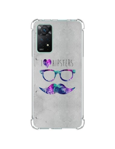 Coque Xiaomi Redmi Note 11 Pro I Love Hipsters - Eleaxart