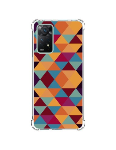 Xiaomi Redmi Note 11 Pro Case Aztec Triangle Orange - Eleaxart