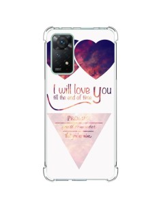 Xiaomi Redmi Note 11 Pro Case I will Love you until the end Hearts - Eleaxart