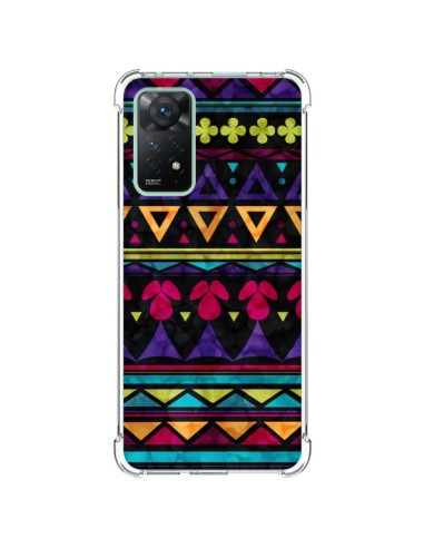 Coque Xiaomi Redmi Note 11 Pro Triangles Pattern Azteque - Eleaxart