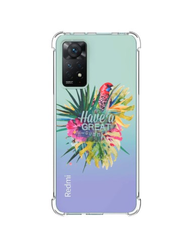 Coque Xiaomi Redmi Note 11 Pro Have a great summer Ete Perroquet Parrot - Eleaxart