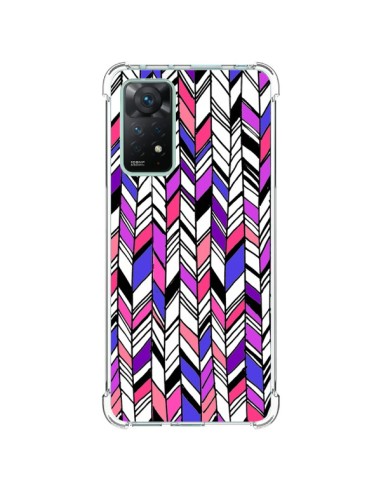 Cover Xiaomi Redmi Note 11 Pro Grafico Azteco Rosa Viola - Léa Clément