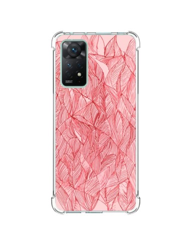 Xiaomi Redmi Note 11 Pro Case Leaves Cherry Red - Léa Clément