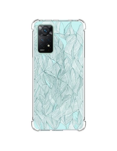 Coque Xiaomi Redmi Note 11 Pro Courbes Meandre Bleu Vert Nuageux -  Léa Clément