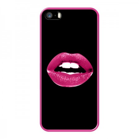 Coque Lèvres Roses pour iPhone 5 et 5S - Jonathan Perez Coque Lèvres Roses pour iPhone 5 et 5S - Jonathan Perez