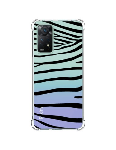 Coque Xiaomi Redmi Note 11 Pro Zebre Zebra Noir Transparente - Project M