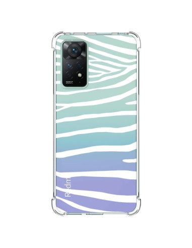 Cover Xiaomi Redmi Note 11 Pro Zebra Bianco Trasparente - Project M