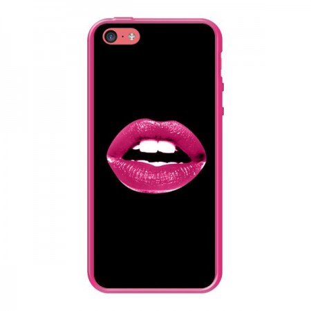 Coque Lèvres Roses pour iPhone 5C - Jonathan Perez