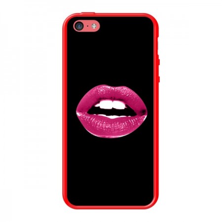 Coque Lèvres Roses pour iPhone 5C - Jonathan Perez