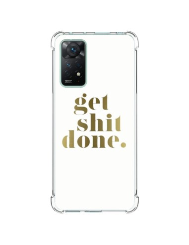 Coque Xiaomi Redmi Note 11 Pro Get Shit Done Doré - Shop Gasoline