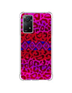 Xiaomi Redmi Note 11 Pro Case Tribal Leopard Red - Ebi Emporium