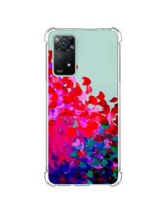 Coque Xiaomi Redmi Note 11 Pro Creation in Color Pink Rose Transparente - Ebi Emporium