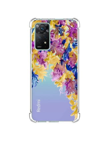 Coque Xiaomi Redmi Note 11 Pro Cascade Florale Transparente - Ebi Emporium