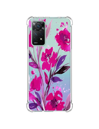 Coque Xiaomi Redmi Note 11 Pro Roses Fleur Flower Transparente - Ebi Emporium