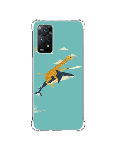 Coque Xiaomi Redmi Note 11 Pro Girafe Epee Requin Volant - Jay Fleck