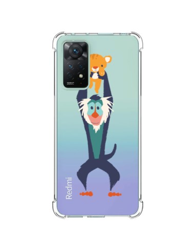 Coque Xiaomi Redmi Note 11 Pro Futur Roi Lion King Rafiki Transparente - Jay Fleck