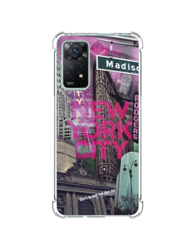 Xiaomi Redmi Note 11 Pro Case New York City Pink - Javier Martinez