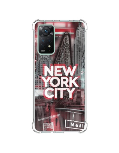 Coque Xiaomi Redmi Note 11 Pro New York City Rouge - Javier Martinez